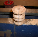 Möbelteil mit Papierverleimung Eiche